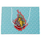 Tanga the Seahorse Gift Bag Large Cadeautasje (Voorkant)