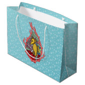Tanga the Seahorse Gift Bag Large Cadeautasje (Achterkant Gekanteld)