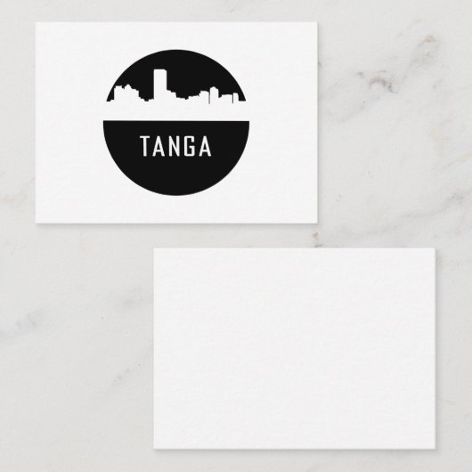 Tanga Visitekaartje (Voorkant / Achterkant)