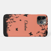 Tangarine Butterfly Garden Aangepast Case-Mate iPhone Case (Achterkant (horizontaal))