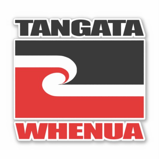 Tangata Whenua Sticker (Voorkant)