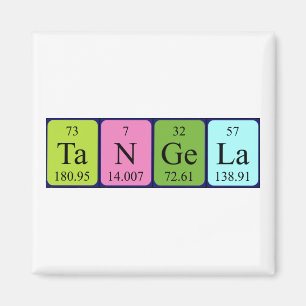 Tangela periodieke tabelnaam magneet
