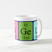 Tangela periodieke tabelnaam mok (Voorkant rechts)