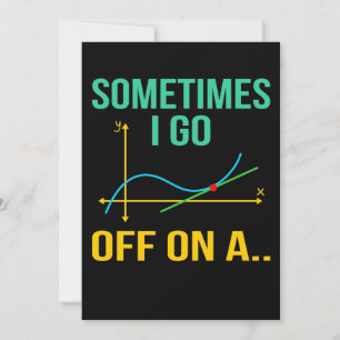 Tangent Wiskunde docent wiskunde Wiskunde student Bedankkaart