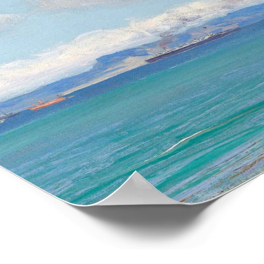 Tanger Bay | Sir John Lavery Poster (Hoek)