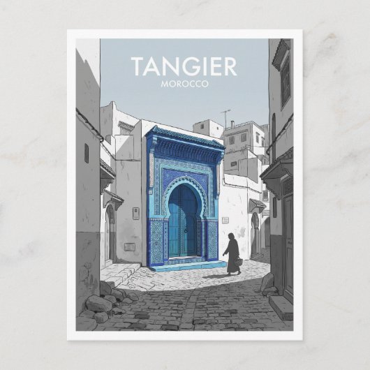 Tanger Marokko Briefkaart (Voorkant)
