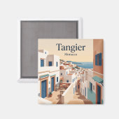 Tanger Marokko Magneet (Voorkant / Achterkant)