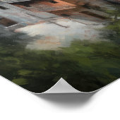 Tanger Marokko Schilderij Kunst Print Poster (Hoek)