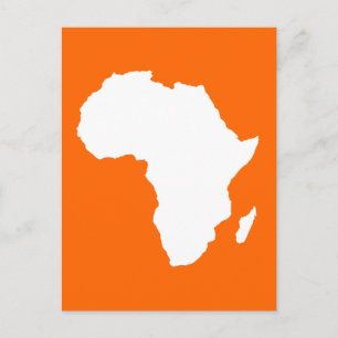 Tangerine Audacious Africa Briefkaart