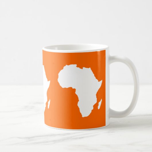 Tangerine Audacious Africa Koffiemok (Rechts)