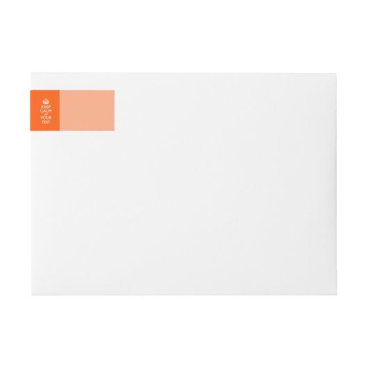 Tangerine BEWAART CALM EN Uw creatieve tekst (Voorkant)