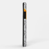 Tangerine Black Paisley Case-Mate iPhone Case (Achterkant/rechts)