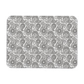 Tangerine Black Paisley Magneet (Horizontaal)