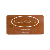 Tangerine Candle Company Return Address Label (Voorkant)