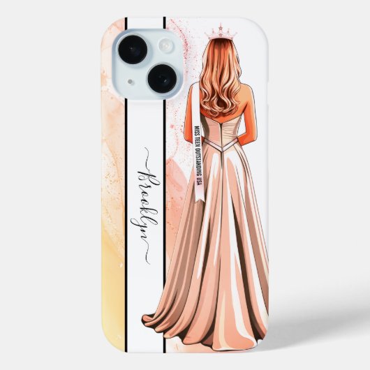 Tangerine Dream Pageant Portret Blond Case-Mate iPhone Case (Achterkant)