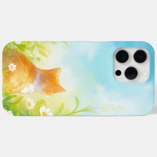 Tangerine Flower Garden Case-Mate iPhone Case (Achterkant (horizontaal))