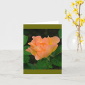 TANGERINE GEKLEURD ROOS (FOTO) KAART (Gele Bloem)