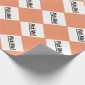 Tangerine Gift Wrapping Paper Cadeaupapier (Hoek)