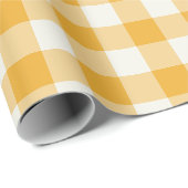 Tangerine Gingham - Wrapping Paper Cadeaupapier (Rol Hoek)
