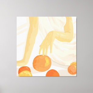 Tangerine Grace Canvas Afdruk