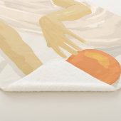 Tangerine Grace Sherpa Deken (3/4)