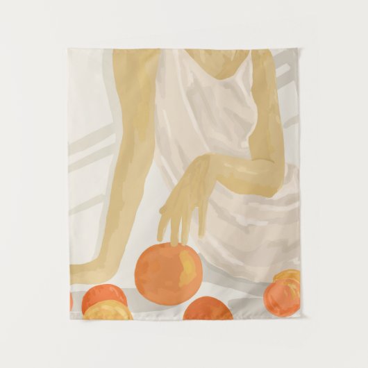 Tangerine Grace Wandkleed (Voorkant)