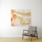 Tangerine Grace Wandkleed (In Situ (horizontaal))
