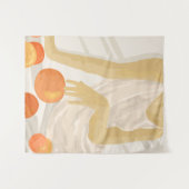 Tangerine Grace Wandkleed (Voorkant (horizontaal))