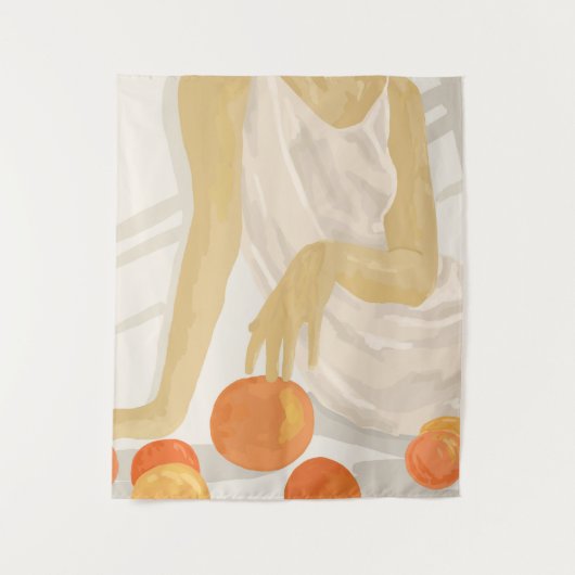 Tangerine Grace Wandkleed (Voorkant)