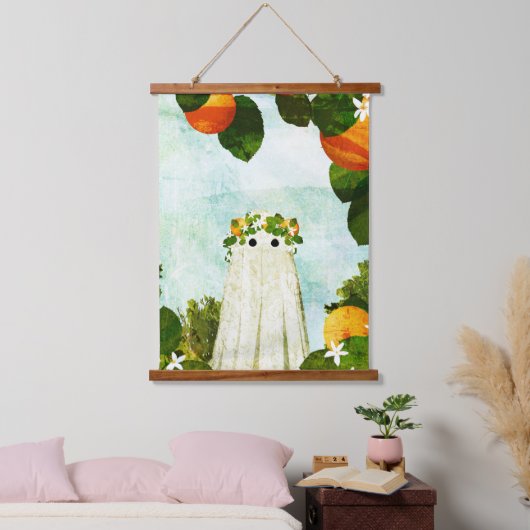 Tangerine Hangend Wandkleed (Slaapkamer)