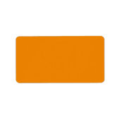 Tangerine hex code F28500 Etiket (Voorkant)