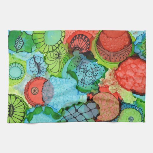 Tangerine Kitchen Towel Theedoek (Horizontaal)