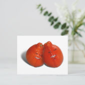 Tangerine Koppel Briefkaart (Staand voorkant)
