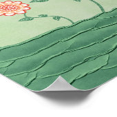 Tangerine-landschapsvermengde Media Poster Afdrukk (Hoek)