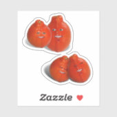 Tangerine Liefde Sticker (Vel)