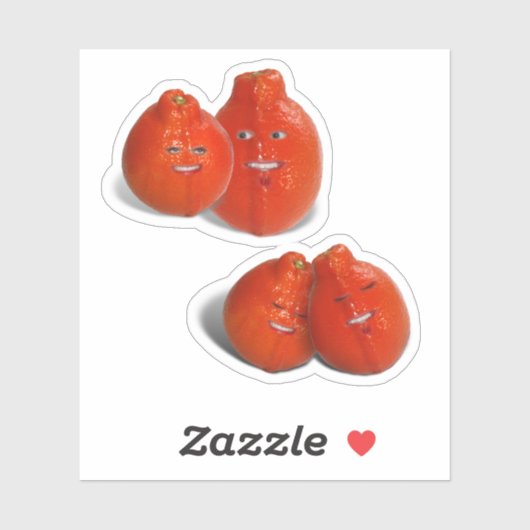 Tangerine Love Sticker (Vel)