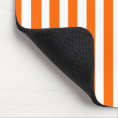 Tangerine Modern Stripe Muismat (Hoek)