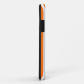 Tangerine Moderne Stripes Case-Mate iPhone Case (Achterkant/rechts)