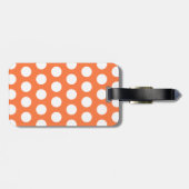 Tangerine monogram Bagagelabel (Achterkant horizontaal)