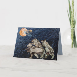Tangerine Moon wenskaart Kaart