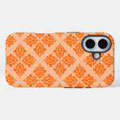 Tangerine Moroccan Damask Case-Mate iPhone Case (Achterkant (horizontaal))