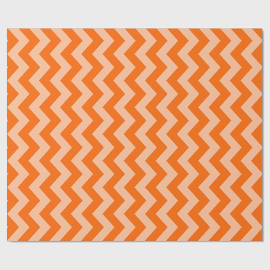 Tangerine Moroccan Moods Chevrons Cadeaupapier (Vlak)