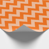 Tangerine Moroccan Moods Chevrons Cadeaupapier (Hoek)