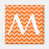 Tangerine Moroccan Moods Chevrons Magneet (Voorkant)