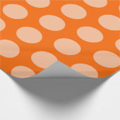 Tangerine Moroccan Moods Stippen Cadeaupapier (Hoek)