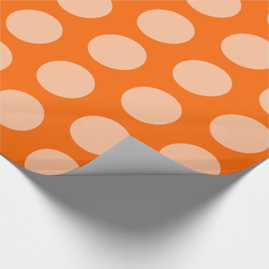 Tangerine Moroccan Moods Stippen Cadeaupapier (Hoek)