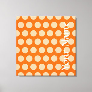 Tangerine Moroccan Moods Stippen Canvas Afdruk
