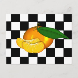 TANGERINE OP CHECKERS BRIEFKAART