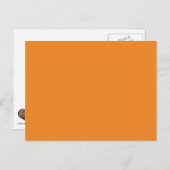 Tangerine Oranje sjabloon aanpassen Briefkaart (Voorkant / Achterkant)