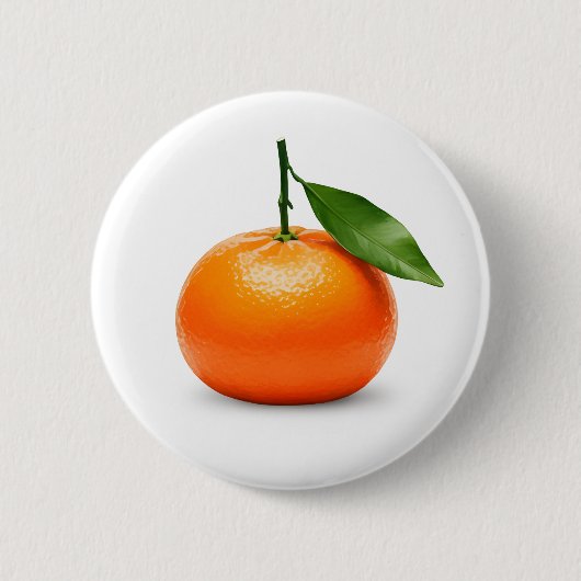 Tangerine Ronde Button 5,7 Cm (Voorkant)